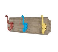 Pegane Porte-manteau mural en bois - Multicolore