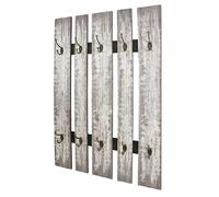 Pegane Porte-manteau mural vintage - Gris