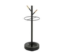Pegane Porte-parapluies métal noir