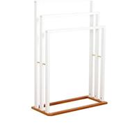 Pegane Porte-serviettes en bambou - Blanc