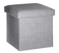 Pegane Pouf-coffre pliant - Gris clair