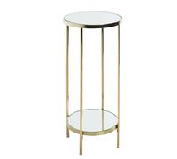 Pegane Support de jardinière rond - Or