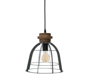 Pegane Suspension cage métal - Gris
