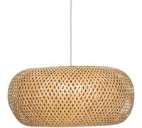 Pegane Suspension ovale bambou - Naturel