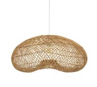 Pegane Suspension rotin et métal - Beige