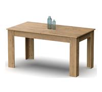 Pegane Table à manger extensible - Chêne doré