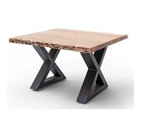 Pegane Table basse carrée acacia - Marron