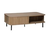 Pegane Table basse rectangulaire - Beige