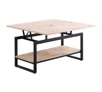 Pegane Table basse relevable - Chêne nordique