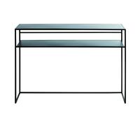 Pegane Table console en métal - Noir