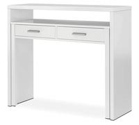 pegane Table console extensible blanc Artik