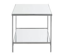 Pegane Table d'appoint carrée - Gris
