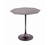 Pegane Table d'appoint carrée - Noir
