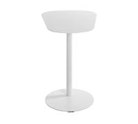 Pegane Table d'appoint métal - Blanc