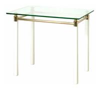 Pegane Table d'appoint rectangulaire - Doré