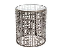 Pegane Table d'appoint ronde - Bronze antique