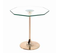 Pegane Table d'appoint ronde - Doré
