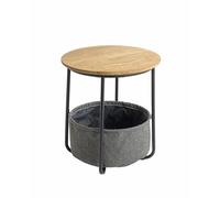 Pegane Table d'appoint ronde - Gris