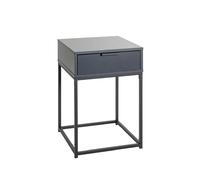 Pegane Table de chevet 1 tiroir - Anthracite