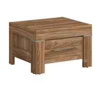 Pegane Table de chevet 1 tiroir - Chêne