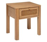 Pegane Table de chevet 1 tiroir - Marron