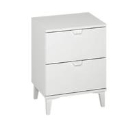 Pegane Table de chevet - Blanc