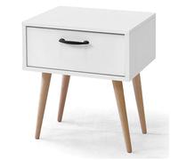 Pegane table de chevet - Blanc