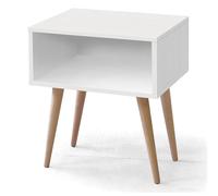 Pegane Table de chevet - Blanc