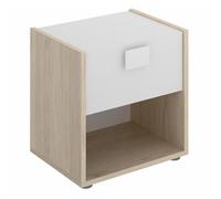 Pegane Table de nuit enfant - Chêne