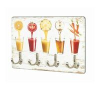 pegane Tableau à clés Jus de fruits 30 x 5 x 21 cm