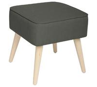 Pegane Tabouret carré - Gris foncé