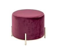 Pegane Tabouret design baroque - Rouge doré