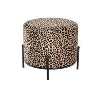 Pegane Tabouret ethnique - Noir