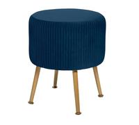 Pegane Tabouret pliable - Bleu