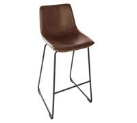 Pegane Tabourets design métal - Marron