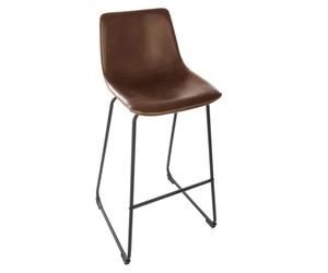 Pegane Tabourets design métal - Marron