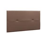 Pegane Tête de lit en similicuir - Chocolat