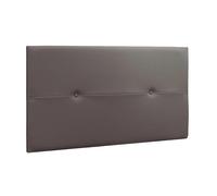 Pegane Tête de lit similicuir - Gris