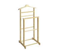 PEGANE Valet de Chambre Valet de Nuit en Bambou Massif Coloris Naturel - Longueur 48 x Profondeur 36 x Hauteur 97 cm
