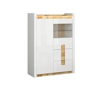 Pegane Vitrine-bibliothèque - Blanc