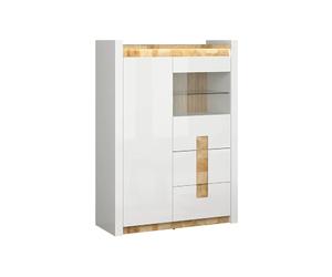 Pegane Vitrine-bibliothèque - Blanc