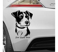 Pegatina Promotion on Board À Bord Jack Russell Terrier Autocollant Voiture Camping-Car Ordinateur Portable Sticker Mural Couleur et Taille au Choix