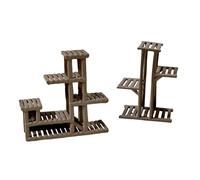 Pegciuho Modèle Réduit de Support à Fleurs Au 1/64e, pour Balcon Ou Micro-.