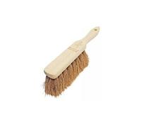 peggy perfect balayette, bois, brosse à fibres de coco noir