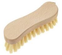 Brosse, en forme de S, bois naturel