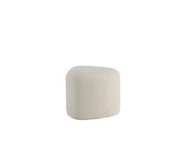 Pegpouf ,repose-pieds Ø46cm ours en peluche blanc.