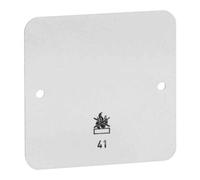 peha Peha Plaque de sol double blanche pour boîtier saillie D 42 Quantité:1