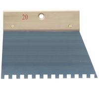 Taliaplast Peigne à colle 440506 – dents carrées 8 mm – 20 cm