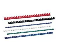Peigne à relier en plastique CombBind, A4, 10 mm, rouge