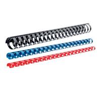 Peigne à relier en plastique, diamétre 14 mm, noir